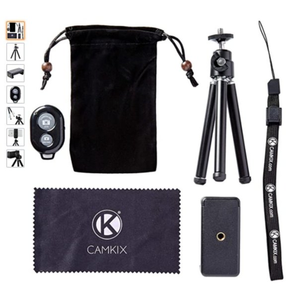 CamKix Other - Smartphone Universal Adjustable Tripod + Wireless Bluetooth Remote